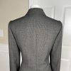 TAHARI Women Brown Cotton Polyester lined Single Breasted Blazer Size 8