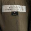 TAHARI Women Brown Cotton Polyester lined Single Breasted Blazer Size 8