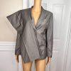 KASPER Women 2PC Gray Polyester Rayon Lined Career Cocktail Pant Suit Size 10P