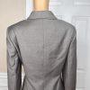 KASPER Women 2PC Gray Polyester Rayon Lined Career Cocktail Pant Suit Size 10P