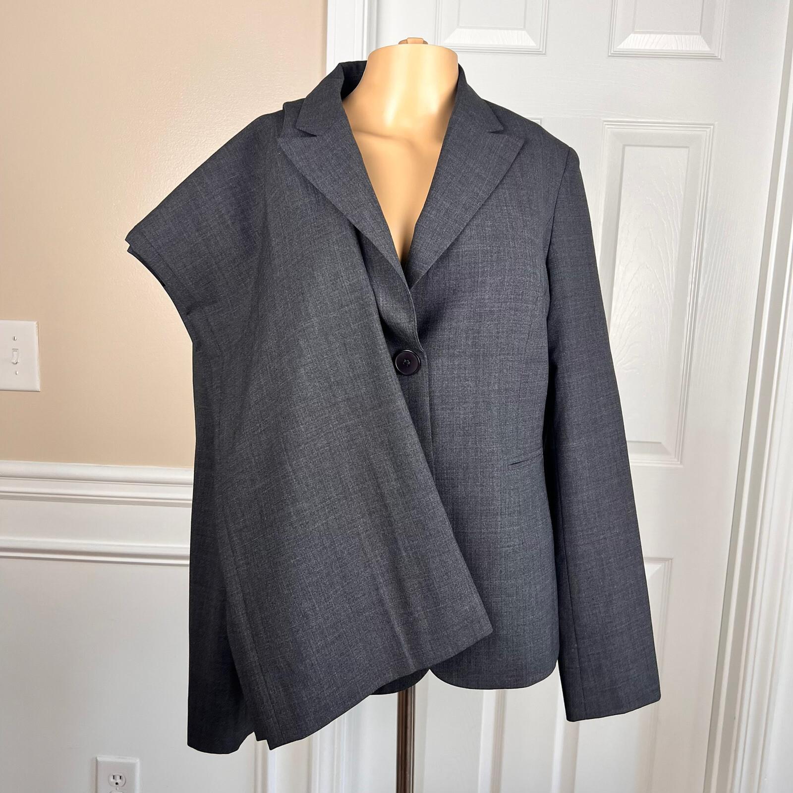 JONES New York 2PC Charcoal Gray Wool Blend Mismatch Pant (Sz 10) Suit (Sz 12)