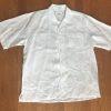 D E Collection Linen Pant 42X34 Shirt Size 2XL White Big Tall Short Sleeve 2PC