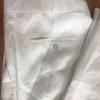 D E Collection Linen Pant 42X34 Shirt Size 2XL White Big Tall Short Sleeve 2PC