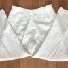 D E Collection Linen Pant 42X34 Shirt Size 2XL White Big Tall Short Sleeve 2PC