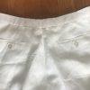 D E Collection Linen Pant 42X34 Shirt Size 2XL White Big Tall Short Sleeve 2PC