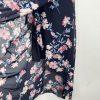 Jessica Howard Floral Maxi Dress 12 Flutter Sleeves High Low Chiffon Wrap Belted