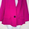 Kasper Women Polyester Skirt XL Suit 16 Pink Multi Gothic Metallic Flare 2PC