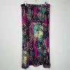 Kasper Women Polyester Skirt XL Suit 16 Pink Multi Gothic Metallic Flare 2PC