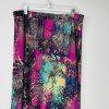 Kasper Women Polyester Skirt XL Suit 16 Pink Multi Gothic Metallic Flare 2PC