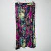 Kasper Women Polyester Skirt XL Suit 16 Pink Multi Gothic Metallic Flare 2PC