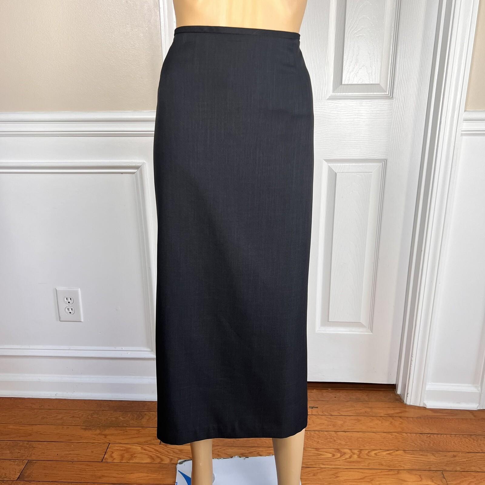 10-4378.jpg ISABELLA Women Ash Polyester Skirt Suit Size 20W Lined Collarless Ruffle 2PC