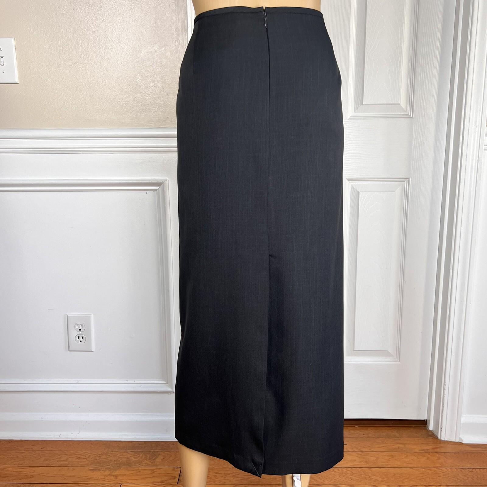 10-4379.jpg ISABELLA Women Ash Polyester Skirt Suit Size 20W Lined Collarless Ruffle 2PC