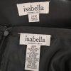 10-4383.jpg ISABELLA Women Ash Polyester Skirt Suit Size 20W Lined Collarless Ruffle 2PC