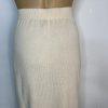 10-4388.jpg ST JOHN Collection By Marie Gray Tight Knit Stretch Skirt 12 Off White Black