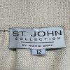 10-4389.jpg ST JOHN Collection By Marie Gray Tight Knit Stretch Skirt 12 Off White Black