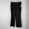 10-4395.jpg Tahari ASL Polyester Viscose Pant Suit 14P Dark Gray Peak Striped Collar 2PC New