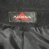 Vintage 1980s Alorna Black  Wool Cape Maxi Length Cloak One Size Mob Wife