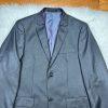 Vitali Men 3PC Suit 38R Pants 32x30 Vest Charcoal Sheen Soft Fabric Unhemmed