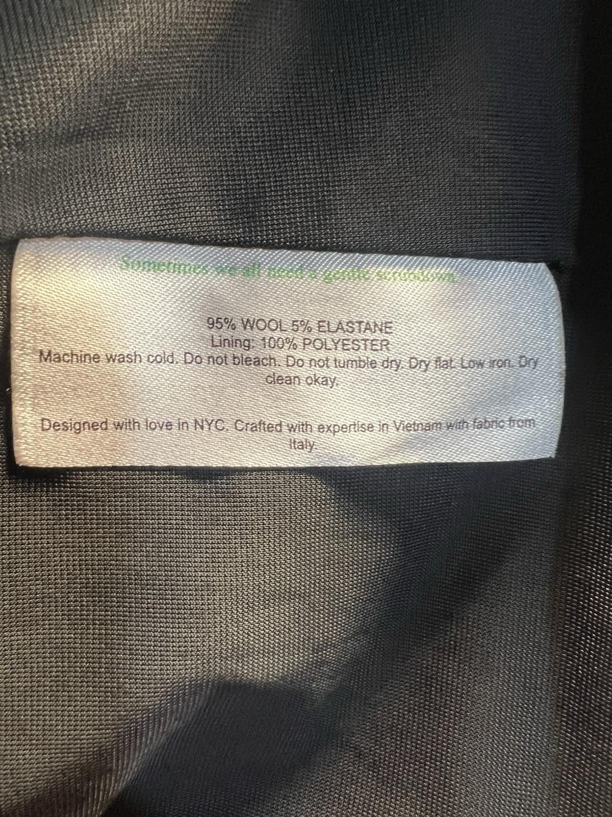 MM. Lafleur Wool Stretch Women Ankle Pants Size 6 Black Slim Preppy Business