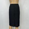 Le Suit Women Polyester Skirt Suit Size 18 Black White Notch Collar Business 2PC
