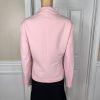 Le Suit Polyester Skirt Suit Size 18 Black Pink Notch Collar Flared Lined New