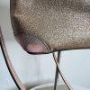 Kate Spade Shimmy Glitter  Satchel Crossbody Bag Medium Rose Gold