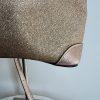 Kate Spade Shimmy Glitter  Satchel Crossbody Bag Medium Rose Gold
