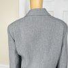 KASPER Polyester Pant 12 Suit 14 Gray Notch Collar Lined Career  2PC New