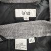 Le Suit Polyester Pant Suit Size 14 Lined Silver Gray 2 Piece Shiny New