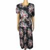 DBY USA Vintage 80s Cotton Rayon Dress Size 15/16 Floral Cowgirl Belted Pleated