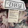 DBY USA Vintage 80s Cotton Rayon Dress Size 15/16 Floral Cowgirl Belted Pleated