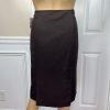New KASPER 2PC Brown Polyester Notch Collard Mismatch Skirt (SZ 10) Suit (SZ 8)