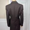 New KASPER 2PC Brown Polyester Notch Collard Mismatch Skirt (SZ 10) Suit (SZ 8)