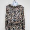 Scully smocked Stretch waist mini dress S cowgirl western boho tiered Feather