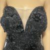 Gothic Black Corset Lace Strapless Wedding Wedding Dress 18 Sweetheart Formal