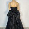 Gothic Black Corset Lace Strapless Wedding Wedding Dress 18 Sweetheart Formal