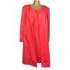 New JOHN MEYER 2P Coral Polyester Lined Collarless Dress Suit Size 22W MSRP 0