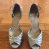 10-4649.jpg Fergalicious Shoes Size 9M Silver Shiny Platform Open Toe Ankle Strap Pumps