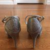 10-4652.jpg Fergalicious Shoes Size 9M Silver Shiny Platform Open Toe Ankle Strap Pumps