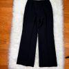 Liz Claiborne Polyester Sweater Top Pant Size 8P Black White Short Sleeves