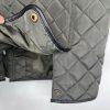 Lauren Ralph Lauren quilted hooded coat size M dark moss full zip Snap Logo