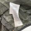 Lauren Ralph Lauren quilted hooded coat size M dark moss full zip Snap Logo