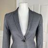 J.CREW 1035 Super 120's Women Gray Career Wool Lined Blazer Size 4