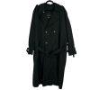 Pierre Cardin Men’s 44L Double Breasted Trench Coat Removable Zip Lining Luxury