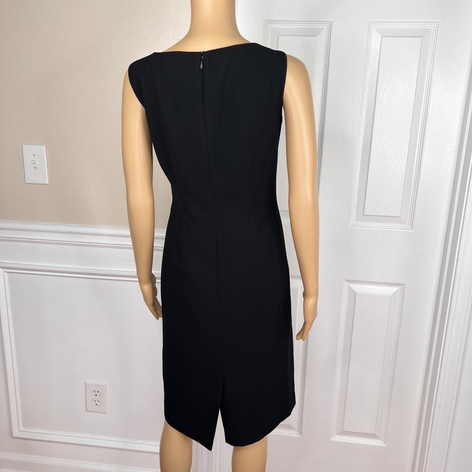 KASPER 2PC Black Gray Cotton Elastane Mismatch Dress ( Size 6) Suit (Size 4)