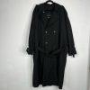 Pierre Cardin Men’s 44L Double Breasted Trench Coat Removable Zip Lining Luxury