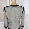 KASPER 2PC Black Gray Cotton Elastane Mismatch Dress ( Size 6) Suit (Size 4)