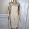 10-4727.jpg New EVAN PICONE 2PC Beige Polyester Stand Up Collar Lined Dress Suit Size 16P