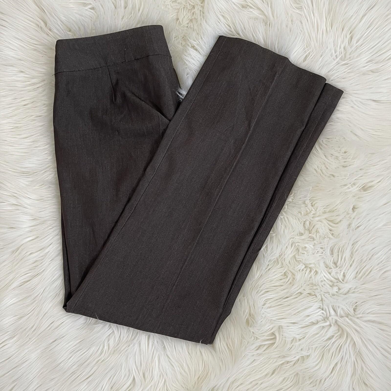SHARAGANO Brown Polyester Stretch Belted Mismatched Pant (Size 6) Suit (Size 10)