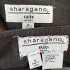 SHARAGANO Brown Polyester Stretch Belted Mismatched Pant (Size 6) Suit (Size 10)